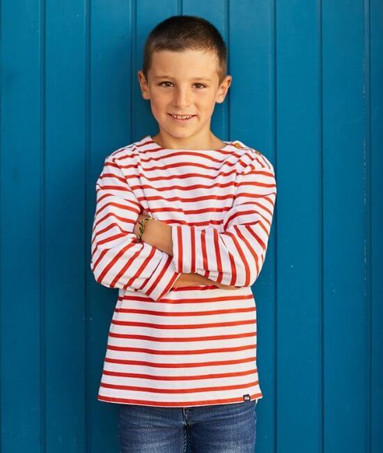 Children's sailor shirt Crevette